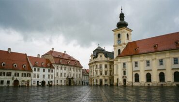 Historic old town of Sibiu, Romania